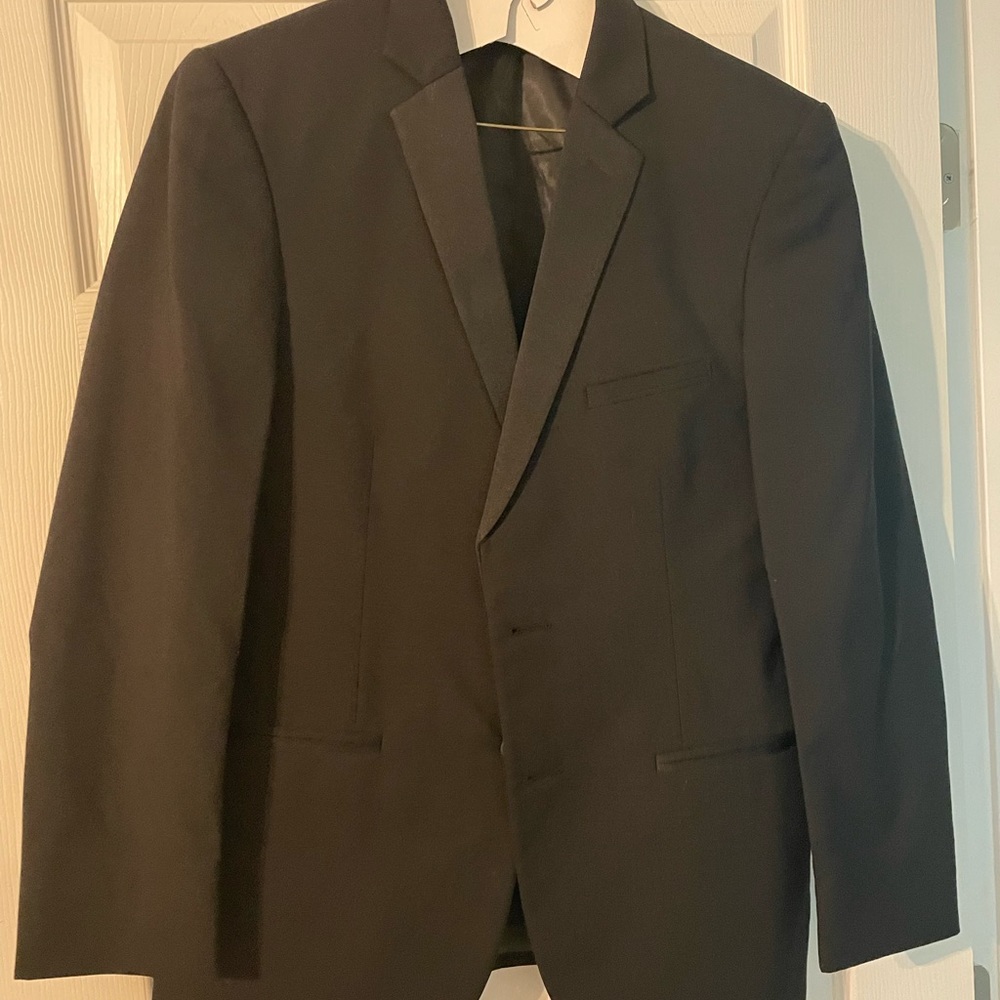 J Z Slim fit Mens black tuxedo jacket
